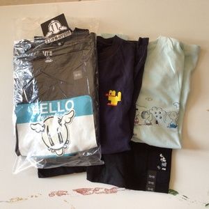 Bundle of Uniqlo Boy’s T-shirts (NWT and used) big Boy Size 11-12